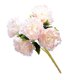 thumbnail image 5 of Ramo de peonía artificial de 5 cabezas, ramo de flores de simulación, centro de mesa de oficina en casa, flor falsa, rosa claro Advancent HA8174-03B, 5 of 6
