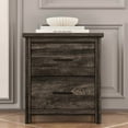 thumbnail image 4 of 4PCS Bedroom Sets, Queen Size Bed Frame with Storage Headboard and Charging Station, 2 Nightstands with Drawers, Dresser with 5 Drawers, Complete Bedroom Furniture Set, Antique Gray, 4 of 8