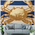 thumbnail image 4 of BCIIG Crab Tapestry Wall Hanging Unique Style Graphic Tapestries Home Wall Decor Art for Living Room Bedroom Apartment Farmhouse Dorm 40x60inch, 4 of 6