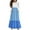 #A19-Blue, variant on Abcomgle Girls Maxi Dresses 7-16 A-Line Ruffle Long Sleeve Girls Long Dresses Colorblock Crew Neck Sundresses Tiered Formal Dresses with Pockets,Blue