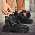 thumbnail image 5 of NOKIO Men'S High-Top Thermal Snow Boots Men'S Cold-Resistant High-Top Snow Boots Couple Women Men Hiking Boot Shoes Cotton Short Shoes Snow Boots Men'S Snowstorm-Resistant Casual Shoes, 5 of 5