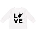 thumbnail image 3 of Inktastic Love West Virginia Boys or Girls Long Sleeve Toddler T-Shirt, 3 of 5