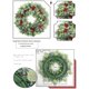 thumbnail image 5 of Corona de Navidad artificial YONGSHENG con adornos de bolas para puerta de entrada y jardín, 5 of 5