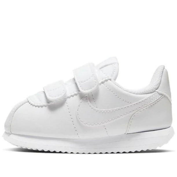Toddler's Nike Cortez White/White-White - 4 - Walmart.com
