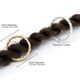 thumbnail image 1 of Accesorios para el Cabello Anillos, 110 Piezas Círculo de Metal Cilindro de Plumas Forma de Corona Pu?os Trenzados para el Cabello Accesorios para el Cabello Pinzas para el Cabello Decoración EOTVIA  NO, 1 of 6