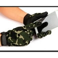 thumbnail image 2 of Binhe Unisex Outdoor Sports Riding Gloves Tight Non Slip Absorption Wear Mitten to Camouflage Pattern with Knitted Solid Color to Soft and Comfortable, 2 of 9