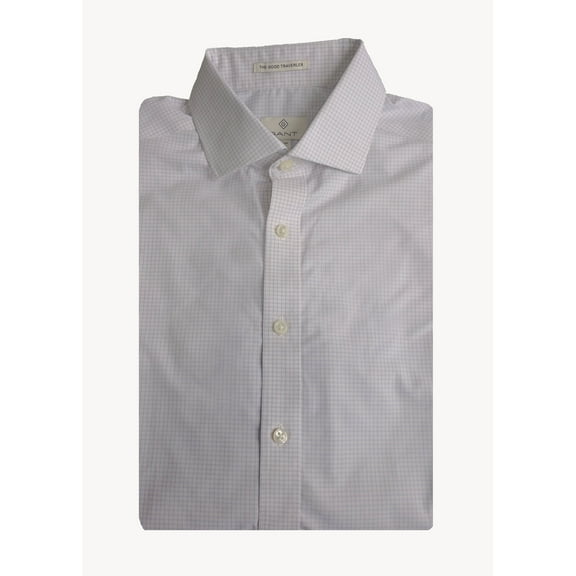 GANT DIAMOND G Men's Blossom Madras Check Fitted Spread Collar 303827 Sz 40