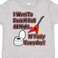 thumbnail image 4 of Inktastic I Want to Rock N' Roll N' Potty Everyday Boys or Girls Toddler T-Shirt, 4 of 5