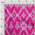 thumbnail image 1 of oneOone Cotton Poplin Fabric Geometric Ikat Print Fabric By Yard 56 Inch Wide, 1 of 4