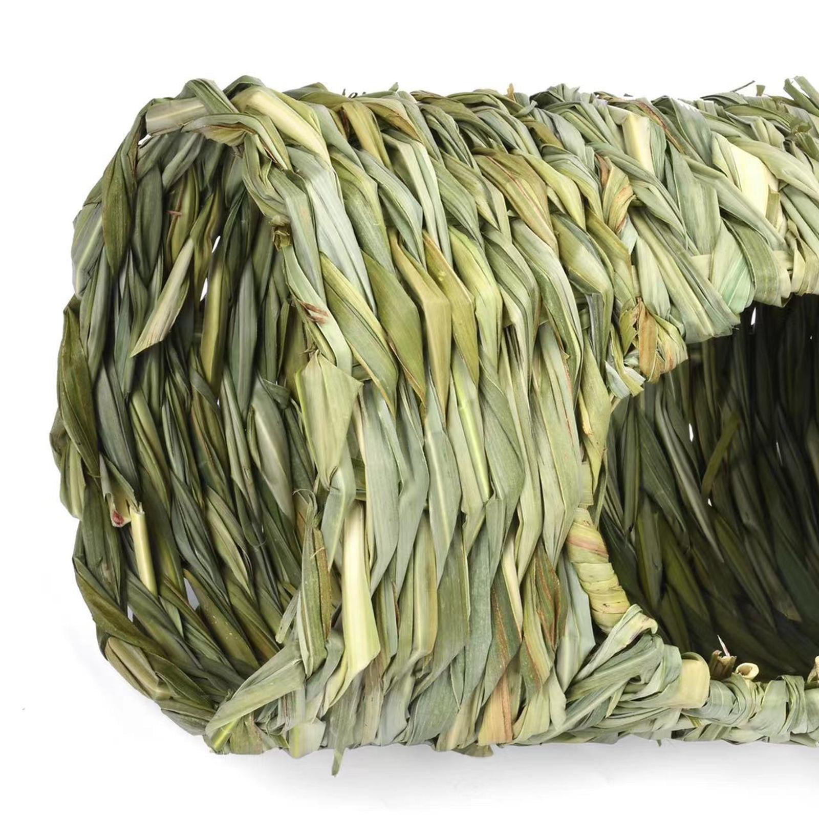 Bvdfgk Grass Tunnel Toy, Lightweight Nest Interactive Toy Hideaway Tube Toy for Hamster