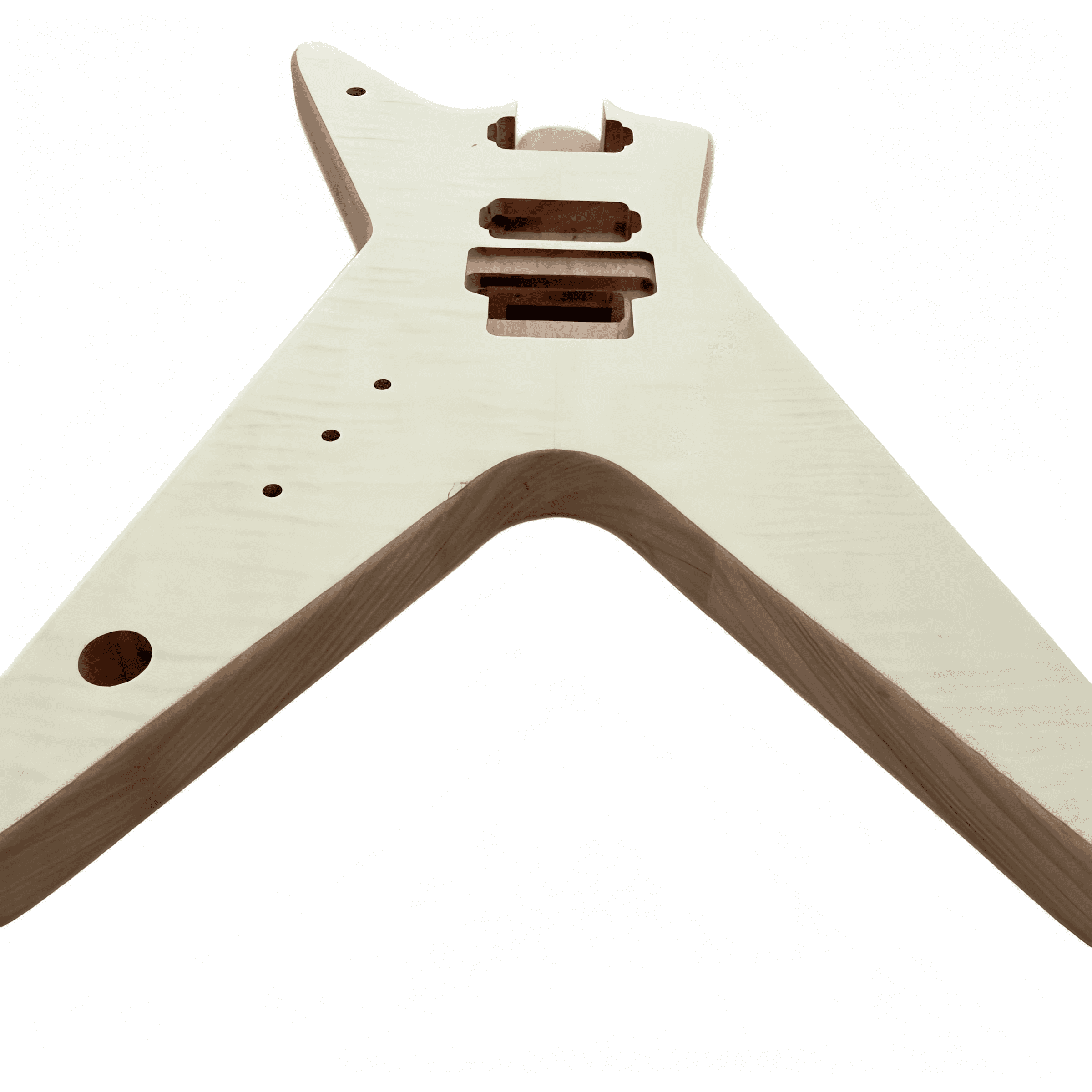 DIY Electric Guitar Kit Dime bag ML Style Mahogany Body Rosewood Fretboard Left Hand Maple Veneer