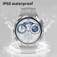 thumbnail image 4 of Reloj Inteligente con Texto Y Llamada Bluetooth Fitness Tracker, Ip68 Impermeable con Recordatorio de Ejercicio de Contador de Pasos, Carga Magnética de Pantalla Grande 340Mah, Incluye Dos Correas de, 4 of 7