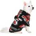 thumbnail image 5 of Cauagu Fire and Rescue Truck Pattern Winter Pet Hoodie Sweatshirts- Dog Hoodie Sweater with Leash Hole - Cute Dog Hoodie - Pet Clothes Puppy Cat Custume -X-Small, 5 of 8