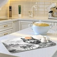 thumbnail image 6 of Wolf Dish Drying Mat, Absorbent Microfiber Pad Protector For Kitchen Counter Top Mat Dish Drainboard 16x18in Home Decor, 6 of 7