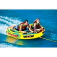 thumbnail image 4 of World of Watersports Towable Tube 16-1010 Macho Combo Series; 1 To 2 Riders/340 Pound Load Capacity; 74 Inch Length x 62 Inch Width; Multi-Color; Nylon Cover With Zipper/Heavy Duty PVC Bladder, 4 of 4
