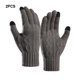 thumbnail image 4 of Minnieouse Guantes de invierno cálidos de primera calidad con pantalla táctil que se mantienen elegantes y cómodos para senderismo y deportes guantes y mitones Gris oscuro, 4 of 6
