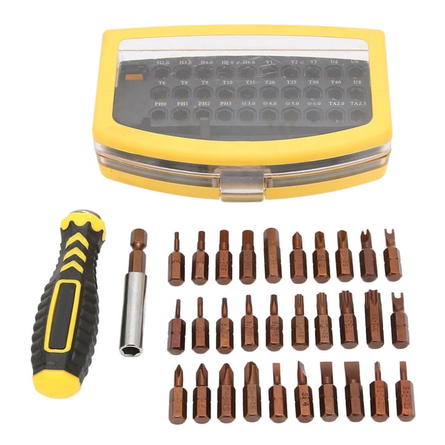 Kit de reparación de destornilladores para computadora profesional, kit de destornillador para computadora portátil Kit de destornillador electrónico profesional portátil para PC Juego de destornilladores precisos de primera línea