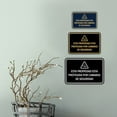 thumbnail image 2 of Signs ByLITA Classic Framed Esta Propiedad Esta Protegida Por Camaras De Seguridad Graphic Spanish Security Sign (Black) - Medium, 2 of 6