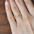 thumbnail image 2 of Exquisite Gold Color Leaf Ring for Women Inlaid Crystal CZ Stone Luxury Fashion Bridal Wedding Party Accessories Jewelry, 2 of 3