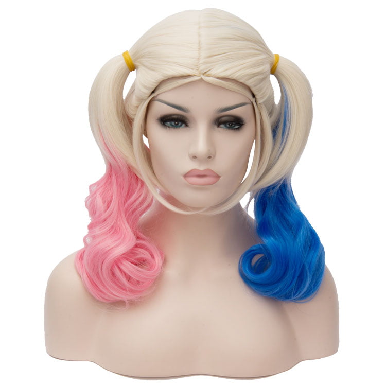 CoastaCloud COSPLAY ACG Costume Wigs Hair Ponytail,Suicide Squad Harley ...