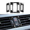 thumbnail image 2 of Car Center Console Air Conditioner AC Vent Cover Sticker Carbon Fiber Trim for - 5 Series E60 2004-2010 Accessories, 2 of 8