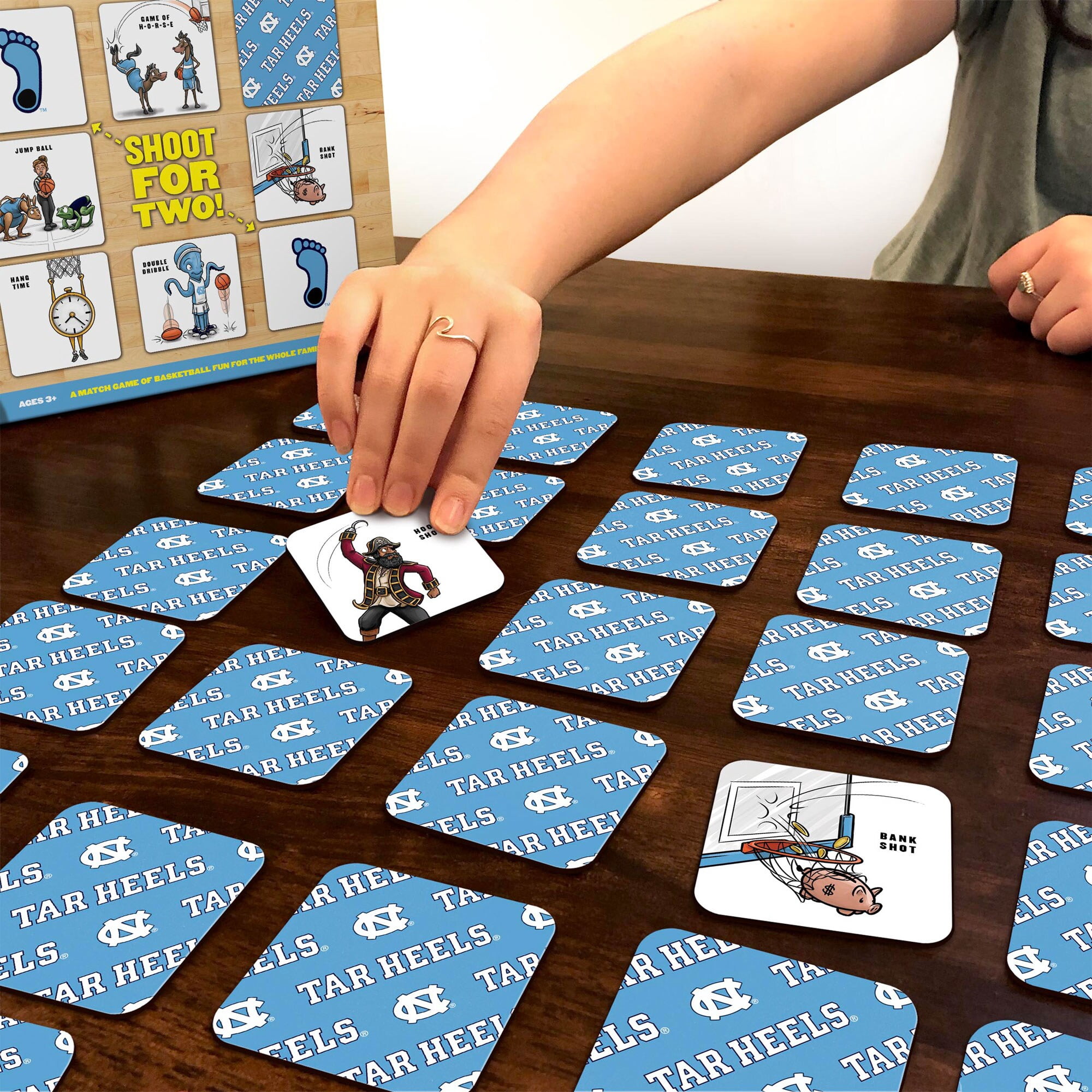 North Carolina Tar Heels Licensed Memory Match Game