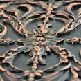 thumbnail image 3 of Backsplash Tile for Kitchen and Fireplace Viola 12 x 18 Metal Mural Oil Rubbed Bronze, 3 of 7