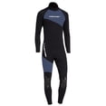thumbnail image 3 of Trajes de neopreno de cuerpo entero Trajes de baño de neopreno de manga larga con cremallera trasera de 3 mm para buceo, esnórquel, surf - gris, XXL Sunnimix Traje de buceo con escafandra, 3 of 8