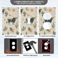 thumbnail image 3 of Yayeee Blank Wall Plate Cover 1-Gang 4.5"x2.7" Home Unused Decorative Outlet, Cowboy Pattern, 3 of 7
