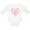 AA-White, variant on Inktastic Grandpa's Sweetie Pie with Pink Hearts Boys or Girls Long Sleeve Baby Bodysuit