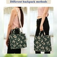 thumbnail image 4 of FORMRS Womens Corduroy Tote Bag Crossbody Shoulder Handbag with Pocket, Green Leaves, 4 of 7