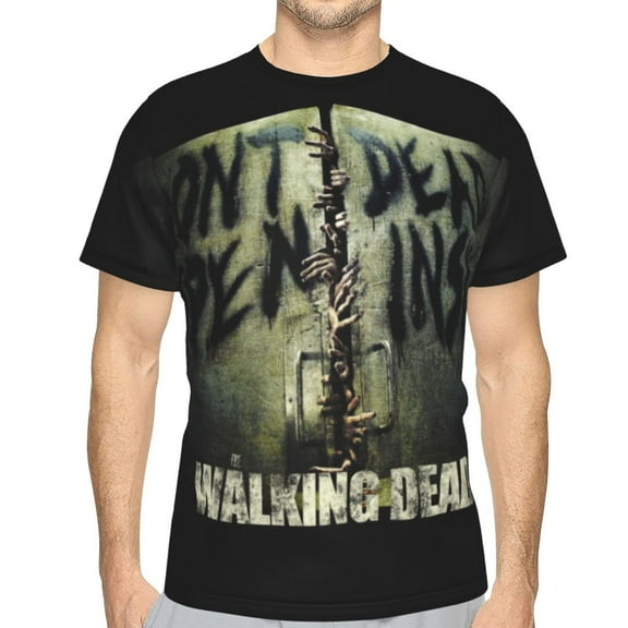 Men Women Walking Dead Shirts Short Sleeve Cosplay Adults Anime T-Shirts Crew Neck 3d Printed Tee Tops