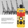 thumbnail image 3 of Crane Crane Hoist Controller Push Button Switch Water Resistant 2 Key IP68 Industrial Remote Control with Emergency Stop, 3 of 7