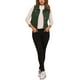 thumbnail image 2 of CHALECO SIN MANGAS DE DENIM LAVADO PARA MUJERES INSPIRAR CHIC CON BOLSILLOS VERDE OSCURO M, 2 of 6