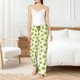 thumbnail image 4 of Balery Green Frog Pantalones de pijama para mujer, pijamas ultraligeros, pantalones de estar por casa-Medium, 4 of 6