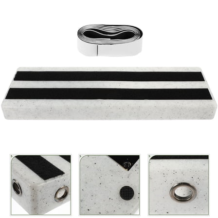 Tineasur Guitar Effects Pedal Board Rectangular Pe Material for Guitarists 1Pack