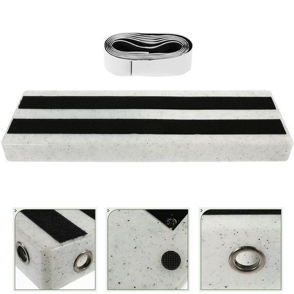 Tineasur Guitar Effects Pedal Board Rectangular Pe Material for Guitarists 1Pack