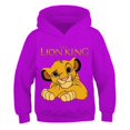 thumbnail image 1 of Sudadera de manga larga para niños, sudaderas con capucha con estampado de Simba y El Rey León, ropa informal para bebés y niñas, otoño qym unisex, 1 of 2