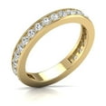 thumbnail image 5 of TimeLe$$ Classics 1 Carat TW Natural Diamond Eternity Band in 14K Yellow Gold (Ring Size 6.5), 5 of 6