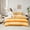 Orange, variant on Homewish Geometric Plaid Stripes Twin Bedding Sets 7-Piece for Female Men Adults,Abstract American Flag Bedding Comforter Set Microfiber,Minimalist Mid Century Breathable Sheet Sets