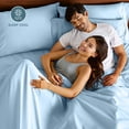 thumbnail image 4 of Bare Home Pillowcase Set - Premium 1800 Collection - Double Brushed - Ultra Soft - Standard Size, Light Blue, 2 Count, 4 of 8
