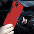 thumbnail image 2 of TJS for TCL ION Z Phone Case, Magnetic Support Dual Layer Drop Protection Impact Rugged Armor Cover (Red), 2 of 5