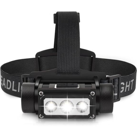 Headlamp , 4000 Lumen Headlamps for ,  Bright  Headlight Flashlight 6 Modes 160  Adjustable Hardhat Headlamp