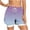 Navy, variant on LEKWK Athletic Shorts for Women with Liner High Waisted Drawstring Gradient Swim Trunks Loose Fit Casual Workout Shorts for Gym Yoga Running