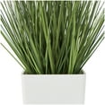 thumbnail image 4 of DecMode 20" Artificial Plant in White Plastic Pot, 4 of 9