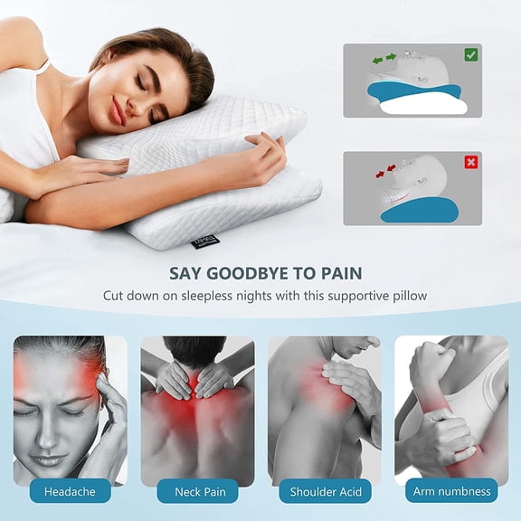 Adjustable Cervical Memory Foam Pillow