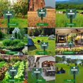 Solar Ultrasonic Animal Repellent, Outdoor Powered Squirrels Deterrent