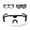 Transparent to Black Transitioning Lenses - Model B, variant on Cross-border outdoor cycling sunglasses, smart glasses with camera, high-definition photo and video recording, windproof ski goggles