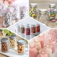 thumbnail image 5 of Efavormart 12 Jars 4oz Clear Small Glass Jars W/ Glass Lids and Metal Bails For Favor Candy Buffet Event Decor, 5 of 9