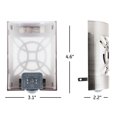 thumbnail image 5 of GE CoverLite LED Night Light, Dusk to Dawn, Geometric Design, Brushed Nickel, 11358, 5 of 7